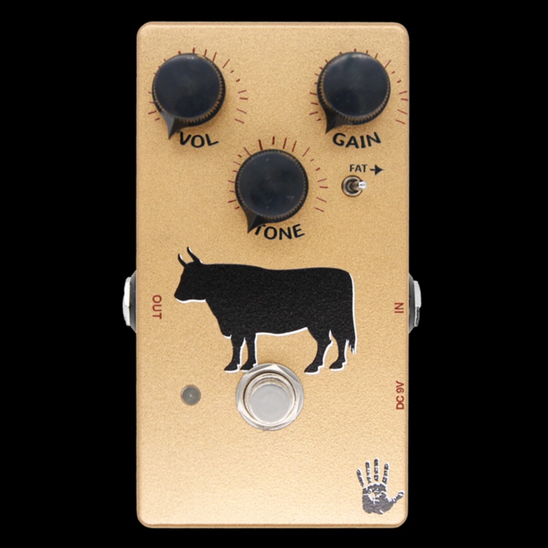 Used Mojo Hand FX Sacred Cow “Professional Gold” Overdrive Pedal