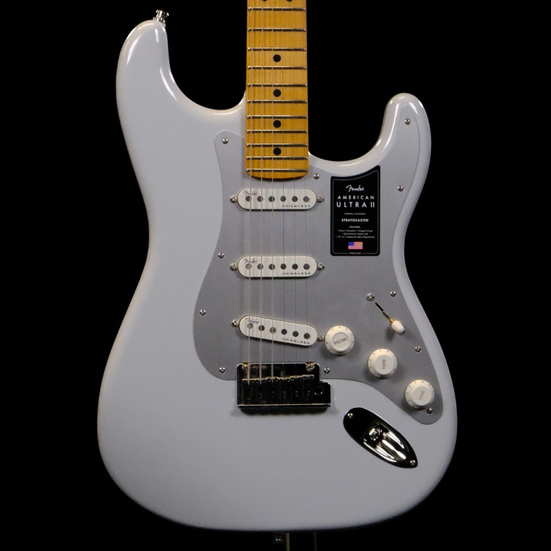 Fender American Ultra II Stratocaster Electric Guitar – Avalanche, Maple Fingerboard