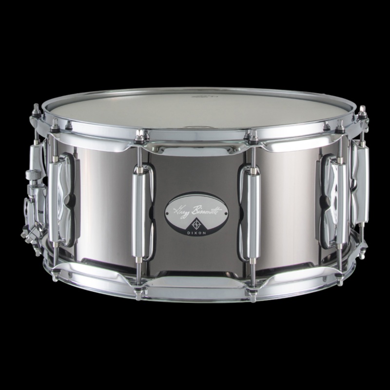 Dixon Artisan 6.5″ x 14″ Gregg Bissonette Signature Snare Drum – Steel