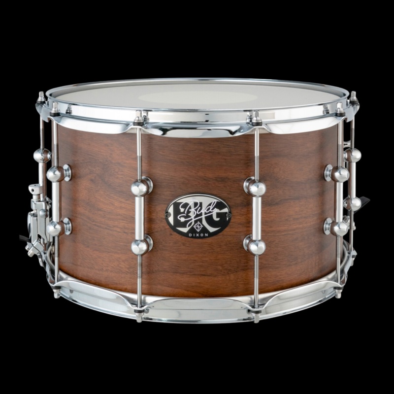 Dixon Artisan 8″ x 14″ Gregg Bissonette ‘Big Bud’ Signature Snare Drum – Walnut