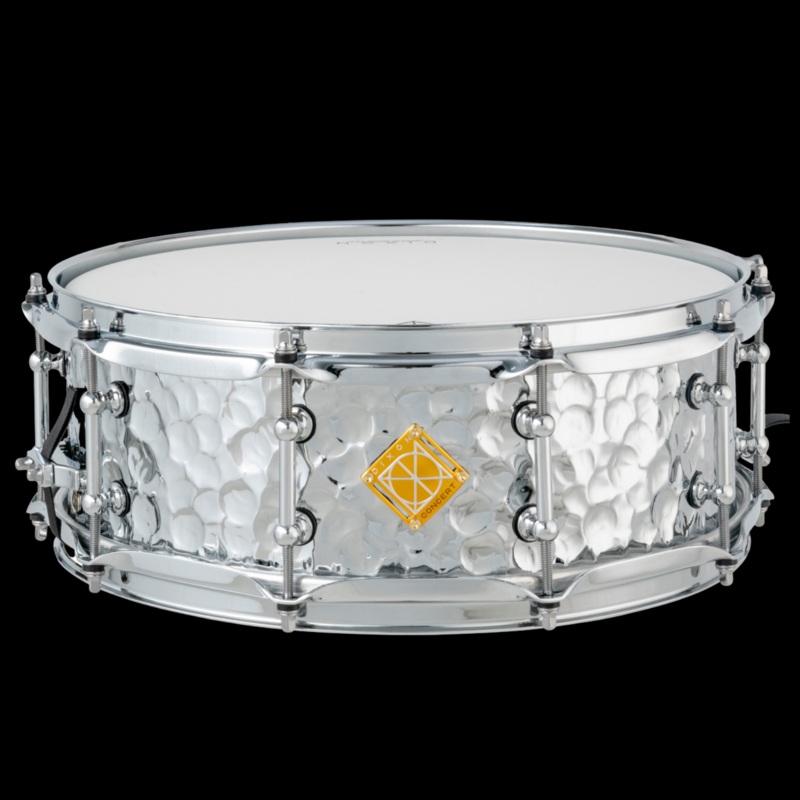 Dixon Cornerstone Concert 5″ x 14″ Snare Drum – Hammered Steel SD Chrome