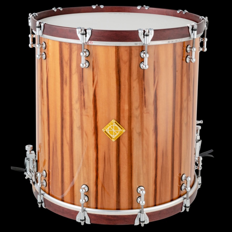 Dixon Cornerstone Concert MSP Shell 16″ x 16″ Field Snare Drum – American Red Gum Gloss