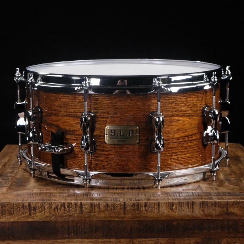 Tama S.L.P. G-Hickory Snare Drum Limited Edition – 6.5-inch x 14-inch, Gloss Natural Elm