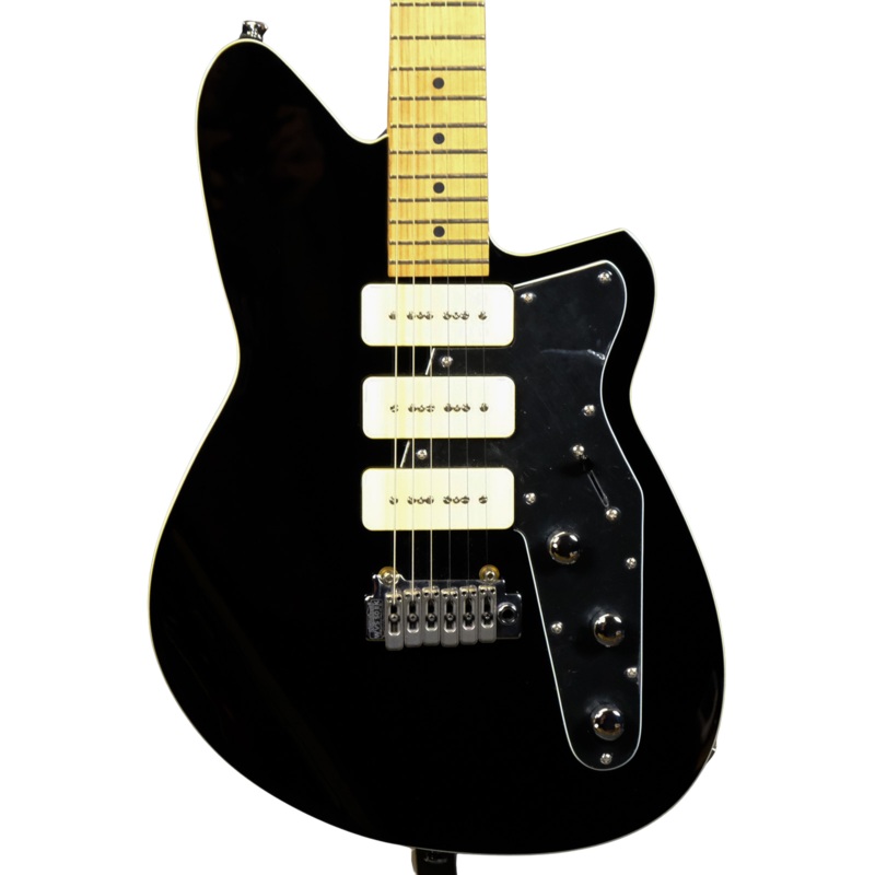 Used Reverend Jetstream 390 Solidbody Electric Guitar – Midnight Black