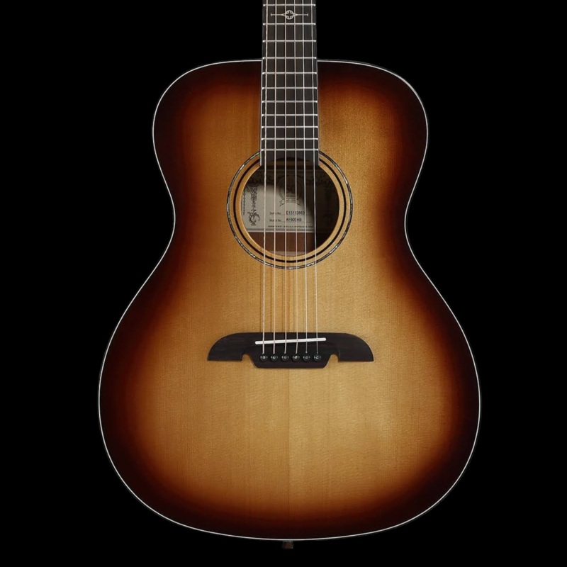 Alvarez AF60 Artist Series Solid Top Folk/OM-Style Acoustic Guitar – Shadowburst