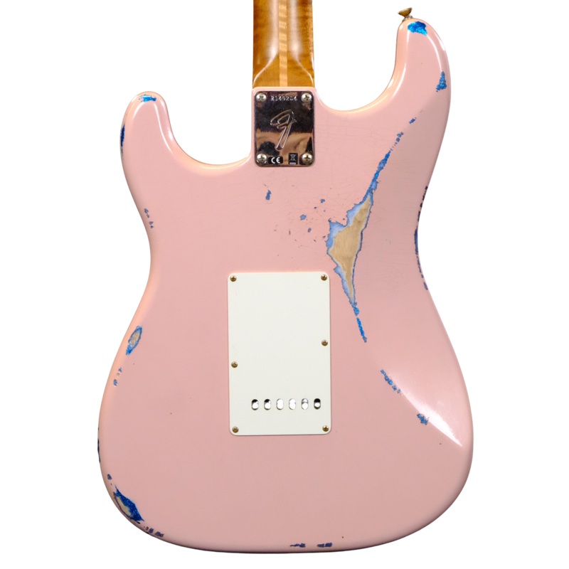 Fender Custom Shop ’60 Strat Relic HSS – Shell Pink over Blue Sparkle