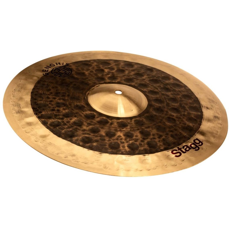 Stagg Genghis Duo Series Medium Crash Cymbal (17″ / 19″)