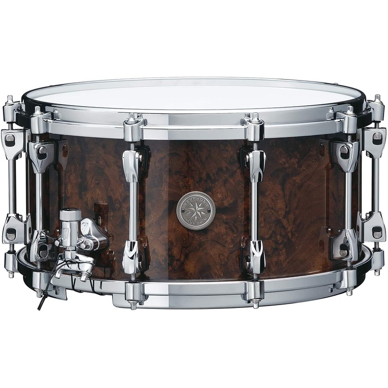 Tama Starphonic Walnut Snare Drum – 7 x 14 inch – Gloss Black Walnut Burl