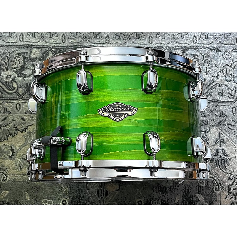 Tama Starclassic Walnut/Birch 8″x14″ Snare Drum in Lacquer Shamrock Oyster