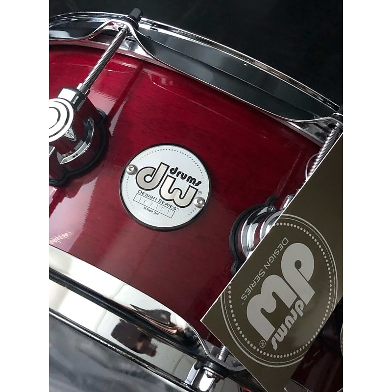 DW 6″ x 14″ Design Series Snare Drum – Cherry Stain