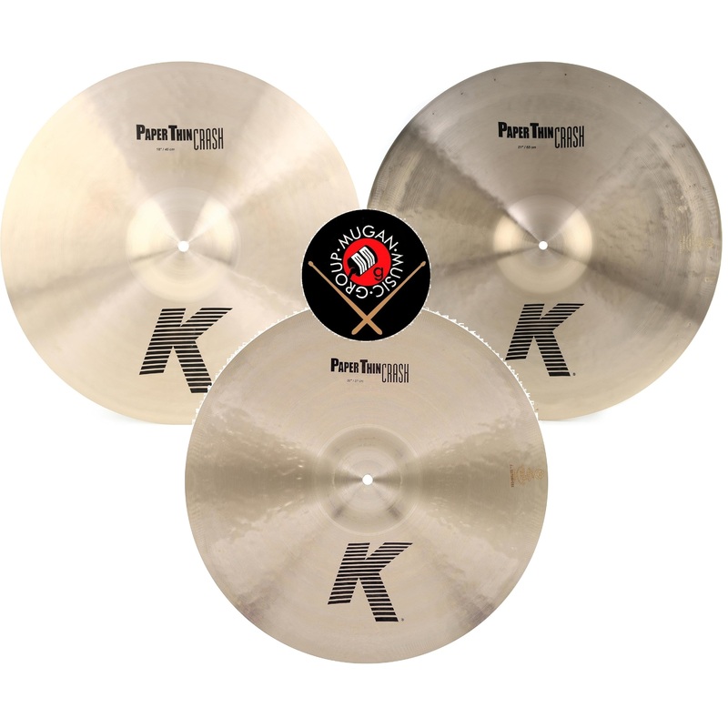 Zildjian K Paper Thin Crashes (18″ / 20″ / 21″)
