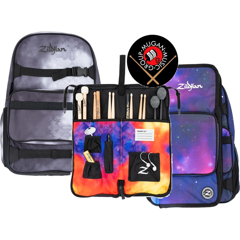 Zildjian Student Backpack with Stick Bags Black  Rain Cloud