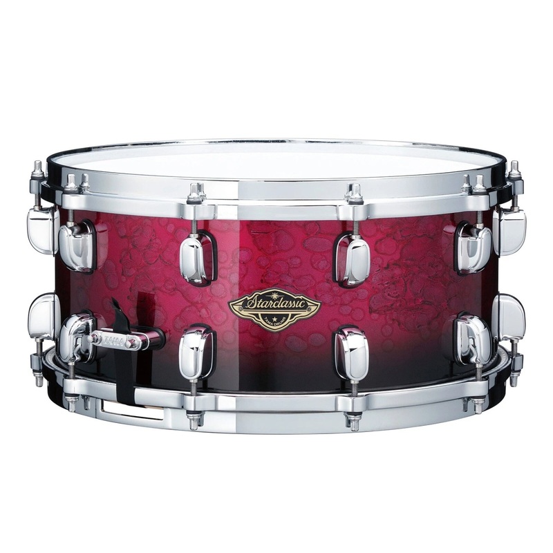 Tama WBSS65 Starclassic Walnut/Birch 14×6.5″ Snare Drum – Molten Dark Raspberry