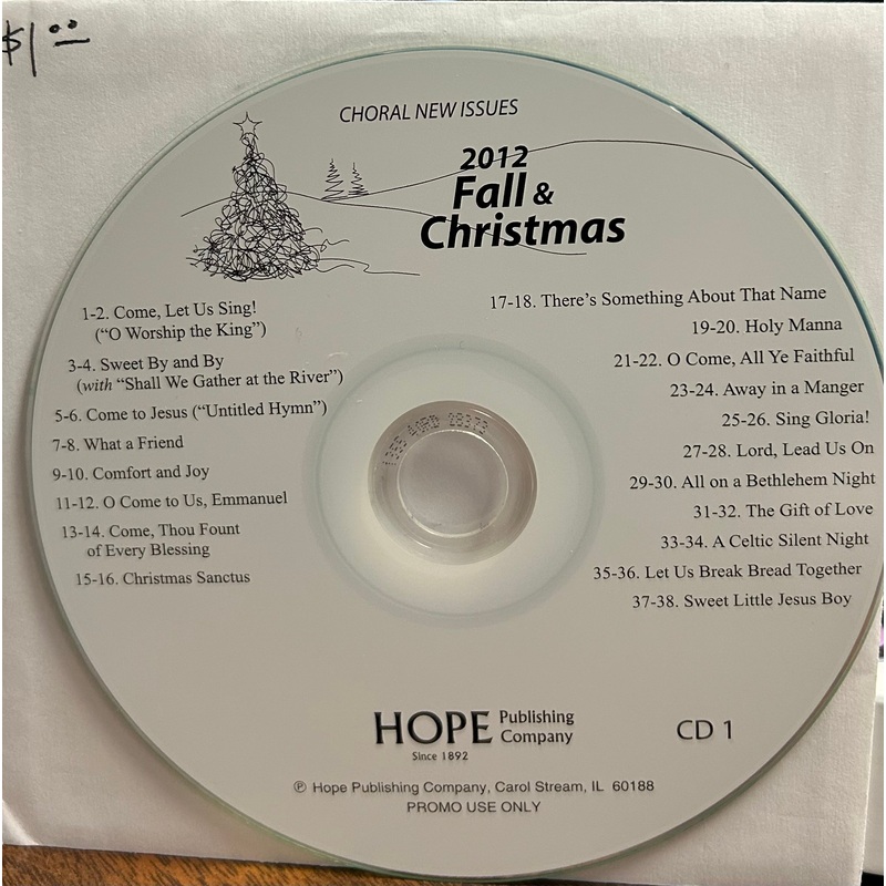 2012 Fall & Christmas CD