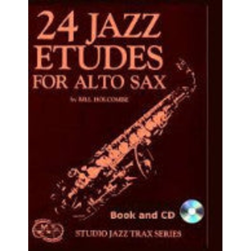 24 Jazz Etudes for Alto Sax – Holcombe