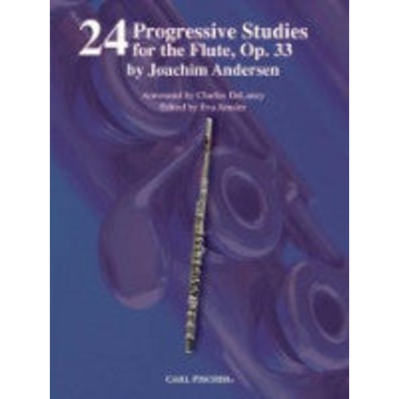 24 Progressive Studies for the Flute, Op. 33 – Anderson/DeLaney/Amsler