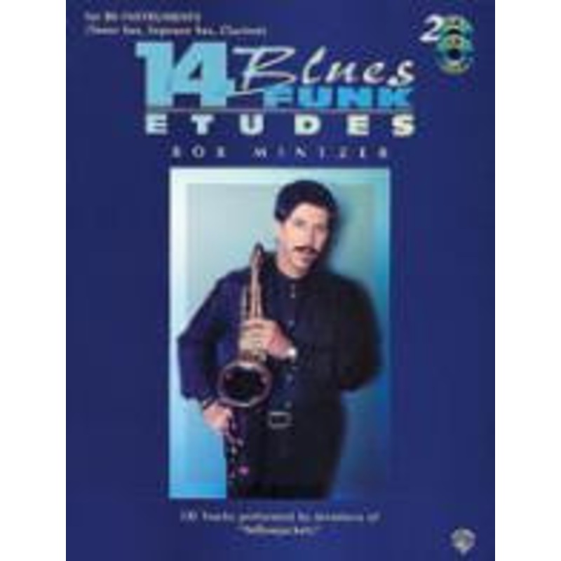 14 Blues & Funk Etudes –  For Bb Tenor Sax/Soprano Sax/Clarinet – Mintzer