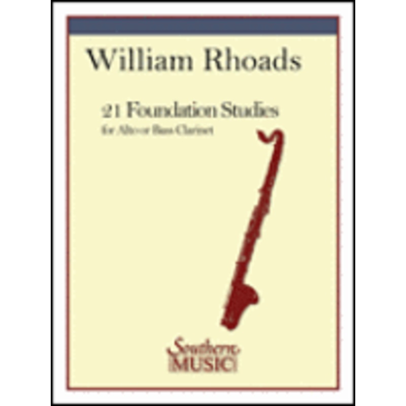 21 Foundation Studies – Alto and Bass Clarinet – Rhoads