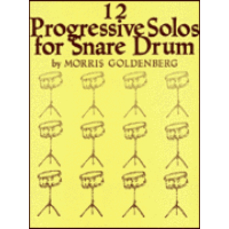 12 Progressive Solos for Snare Drum – Goldenberg