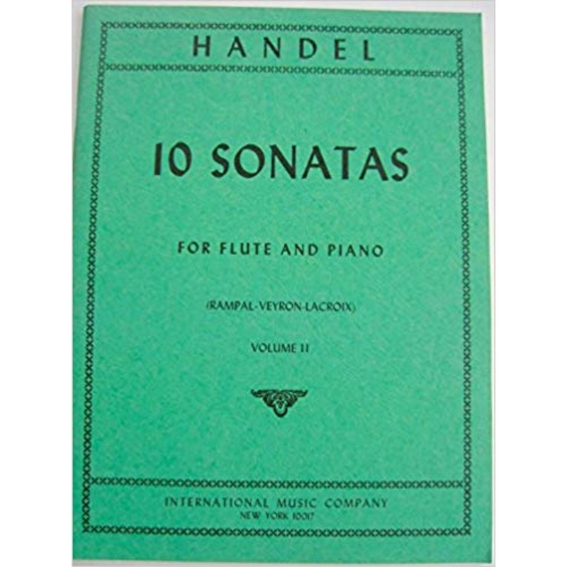 10 Sonatas for Flute and Piano – Volume II – Handel/Rampal