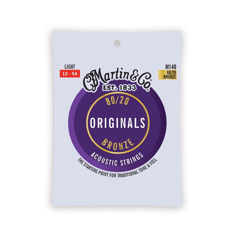 Acoustic Guitar Strings – Martin – MA140 light gague