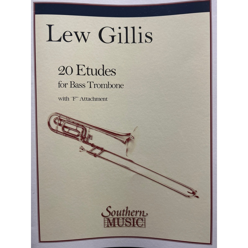 20 Etudes for Bass Trombone – Gillis