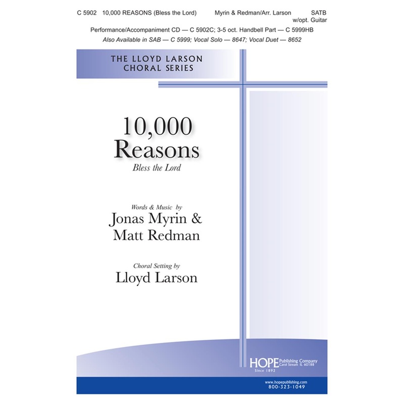 10,000 Reasons – SATB – Myrin / Redman / Larson