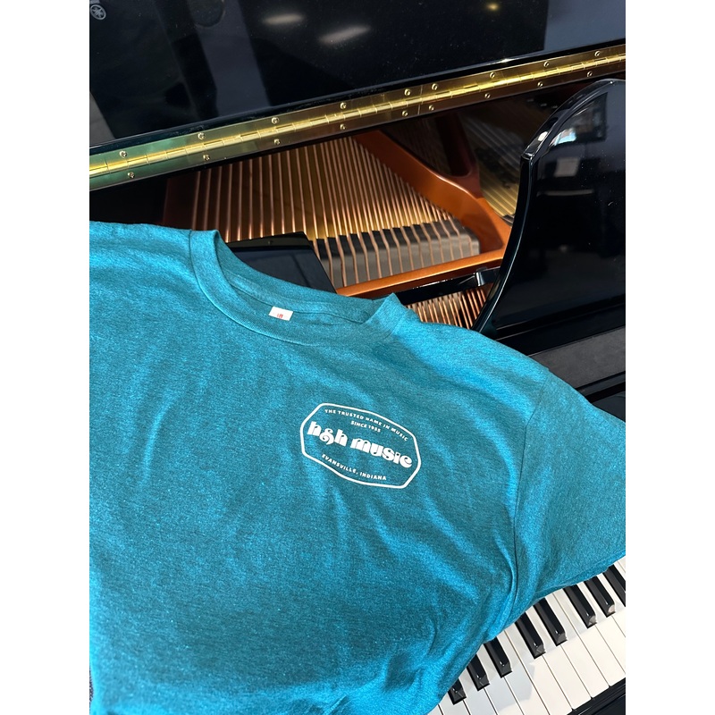 H&H Music Shirt – Lagoon Heather