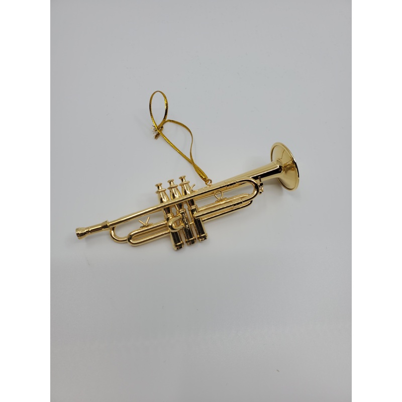 Brass Trumpet Ornament