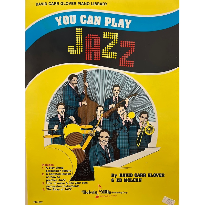 You Can Play Jazz – Piano – D. C. Glover
