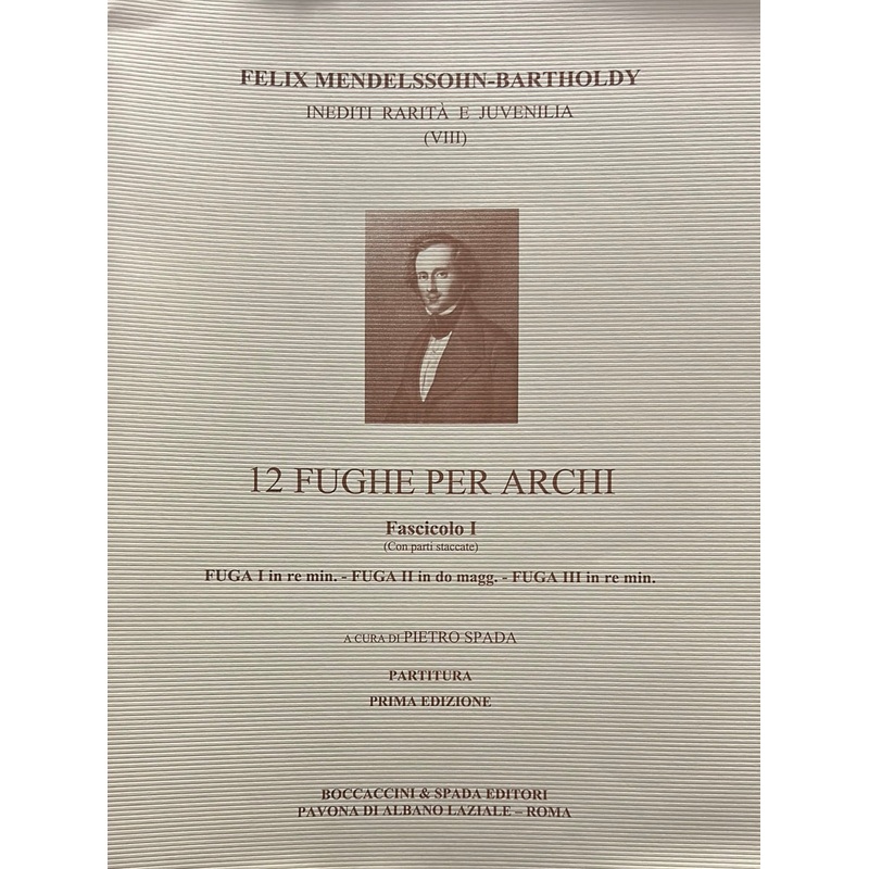 12 Fughe per Archi No. 1 – String Quartet – Mendelssohn/Spada