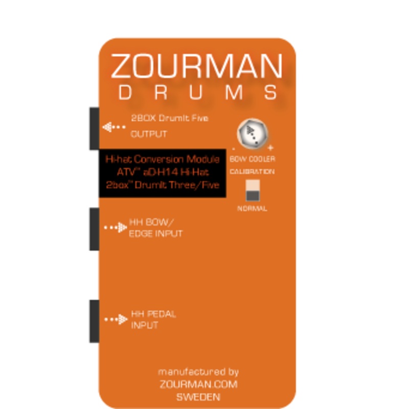 Zourman Drums Hi-hat conversion kit for ATV aD-H14 V3