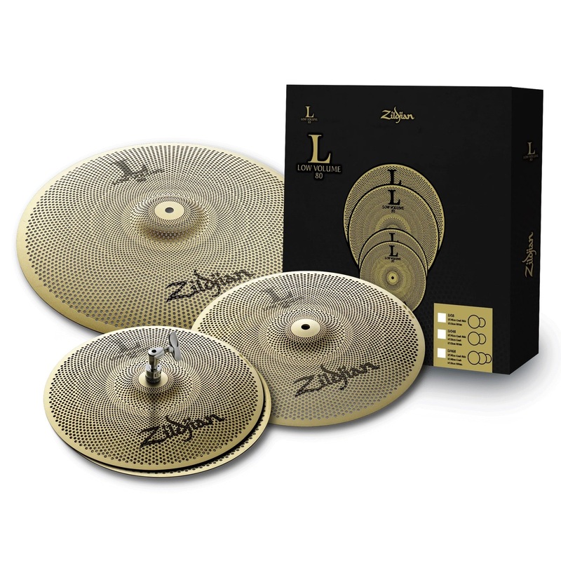 Zildjian L80 Low Volume Cymbal Pack  13, 14, 18″