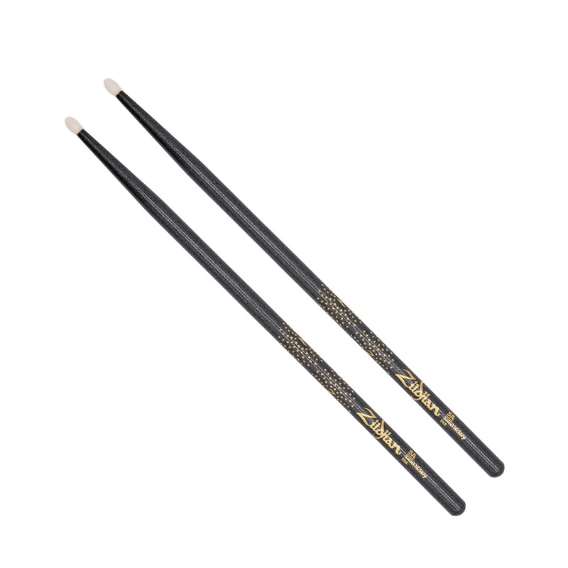 Zildjian Z Custom LE Drumstick Collection 5A Black Chroma, Nylon Tip (Z5ACBN-ZC)