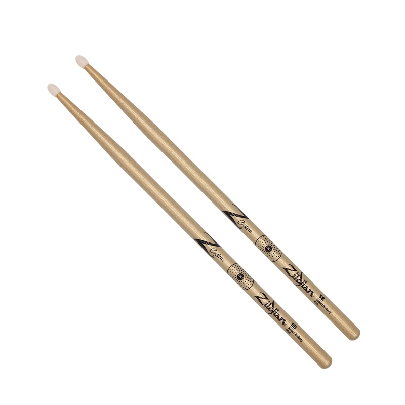Zildjian Z Custom LE Drumstick Collection 5B Gold Chroma, Nylon Tip (Z5BCGN-ZC)