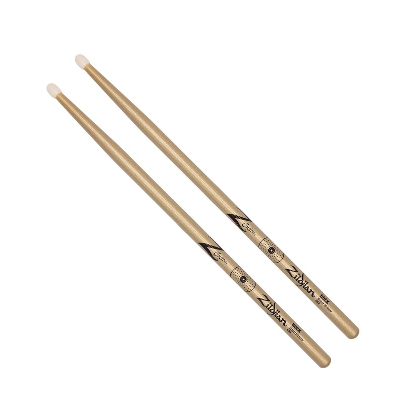 Zildjian Z Custom LE Drumstick Collection ROCK Gold Chroma, Nylon Tip (ZRKCGN-ZC)