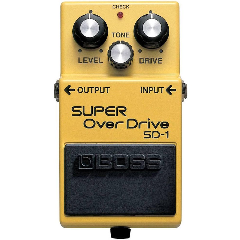 BOSS SD-1 Super OverDrive Guitar Effects Pedal