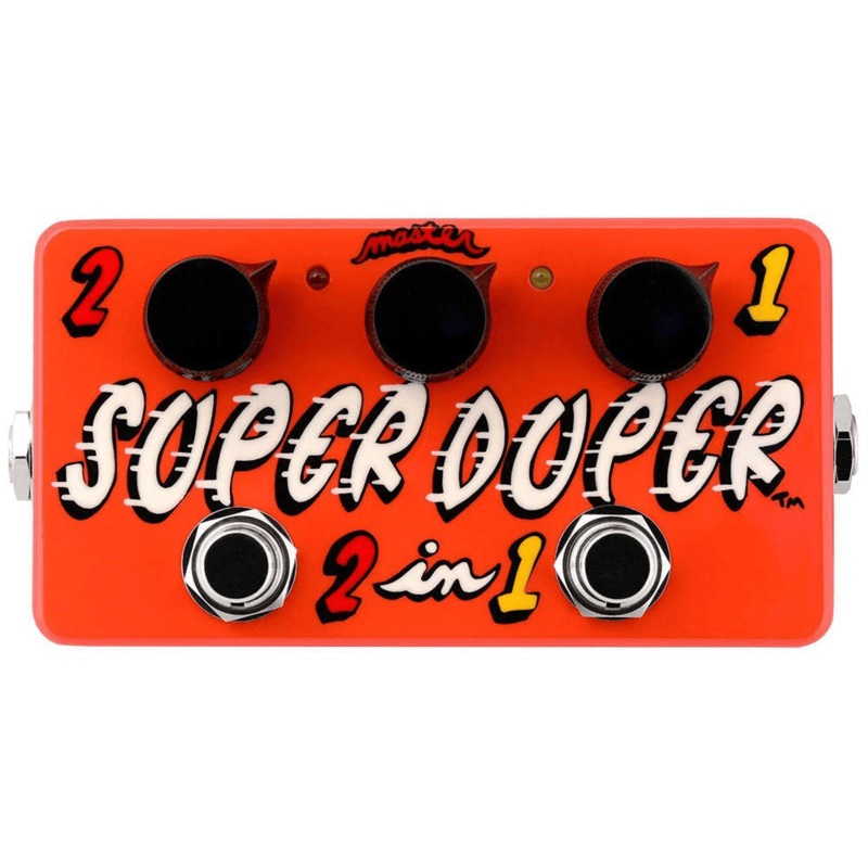 ZVEX Super Duper 2-in-1 Hand Painted Boost Effect Pedal