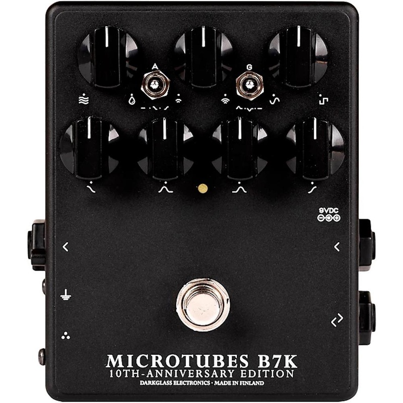 Darkglass Microtubes B7K 2.0 10th Anniversary Black Bass Preamp Effects Pedal