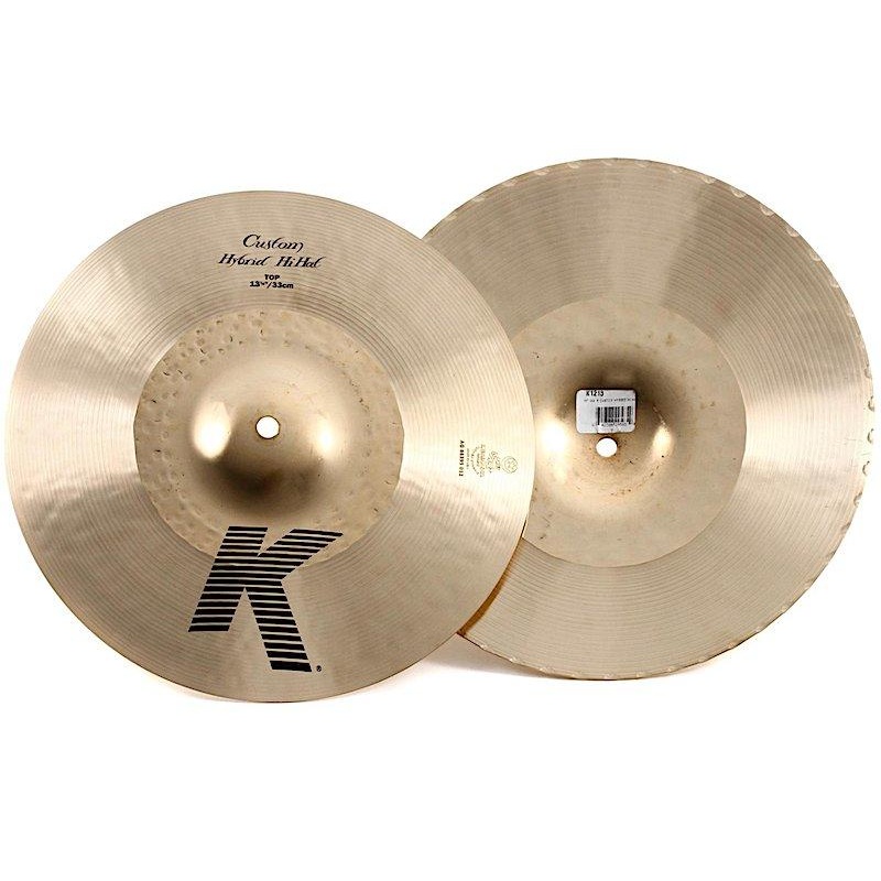 Zildjian K1213 13.25″ K Custom Hybrid Hi-Hat Cymbals