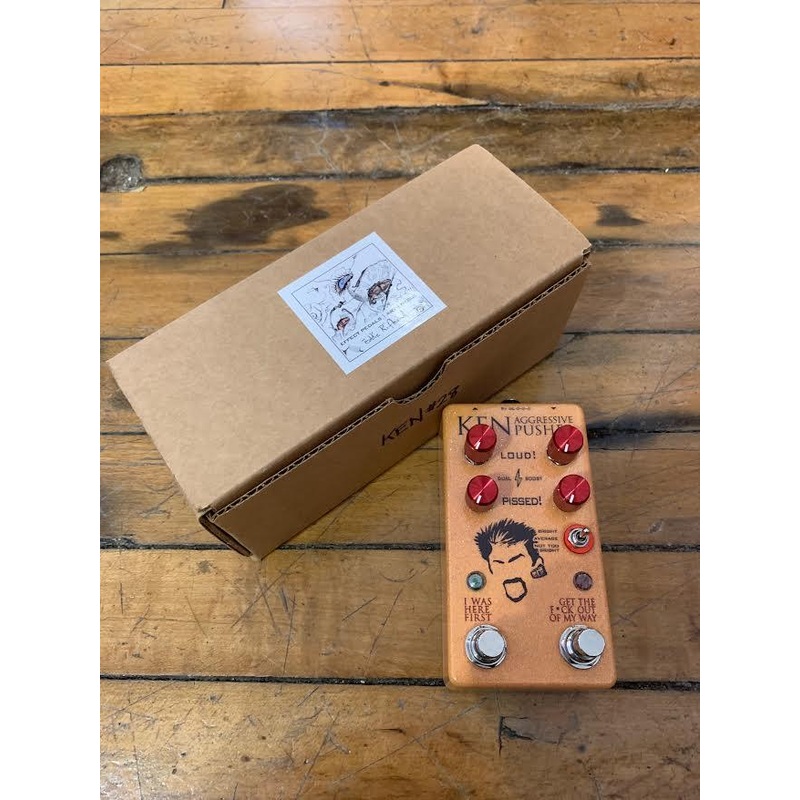 Eddie Rifkind Ken Aggressive Pusher Boost Effect Pedal USED with Box