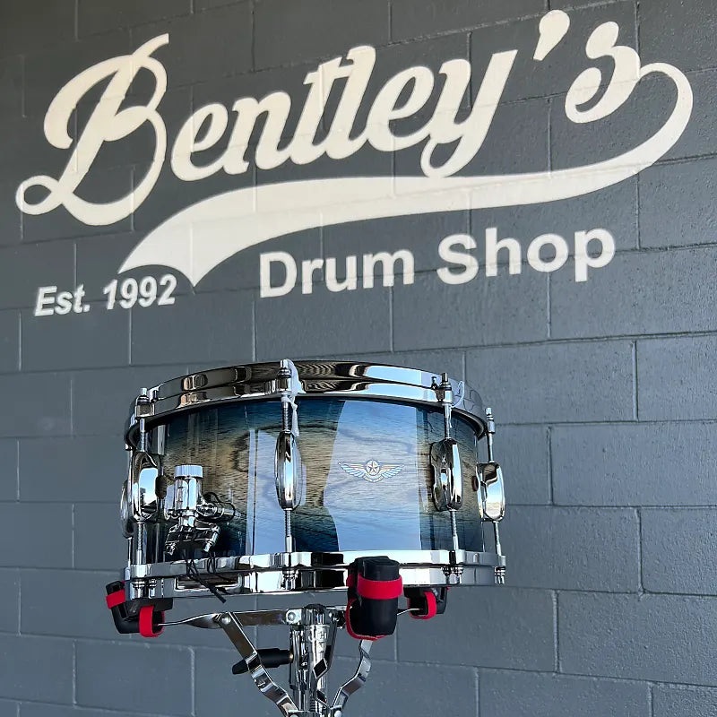 TAMA TWS1465-AIJB STAR Walnut 6.5×14″ Snare Drum in Indigo Japanese Sen Burst