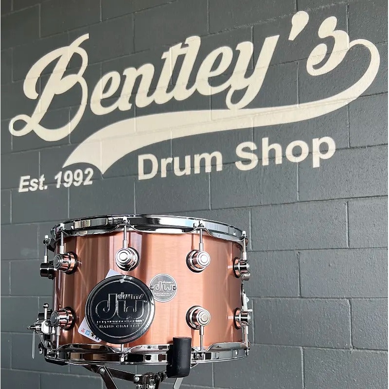 DW DRPM0814SSCP Performance Series 8×14″ 1mm Polished Copper Snare Drum *IN STOCK*