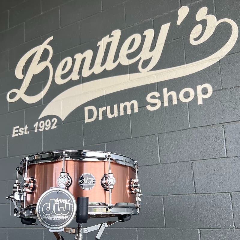 DW DRPM5514SSCP Performance Series 5.5×14″ 1mm Polished Copper Snare Drum