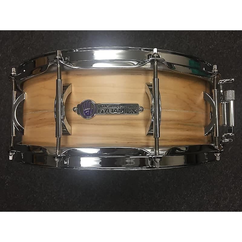 Black Swamp 5.5×14″ Dynamicx LIVE! Series Ambrosia Maple Snare Drum in Natural Satin (Special Order)