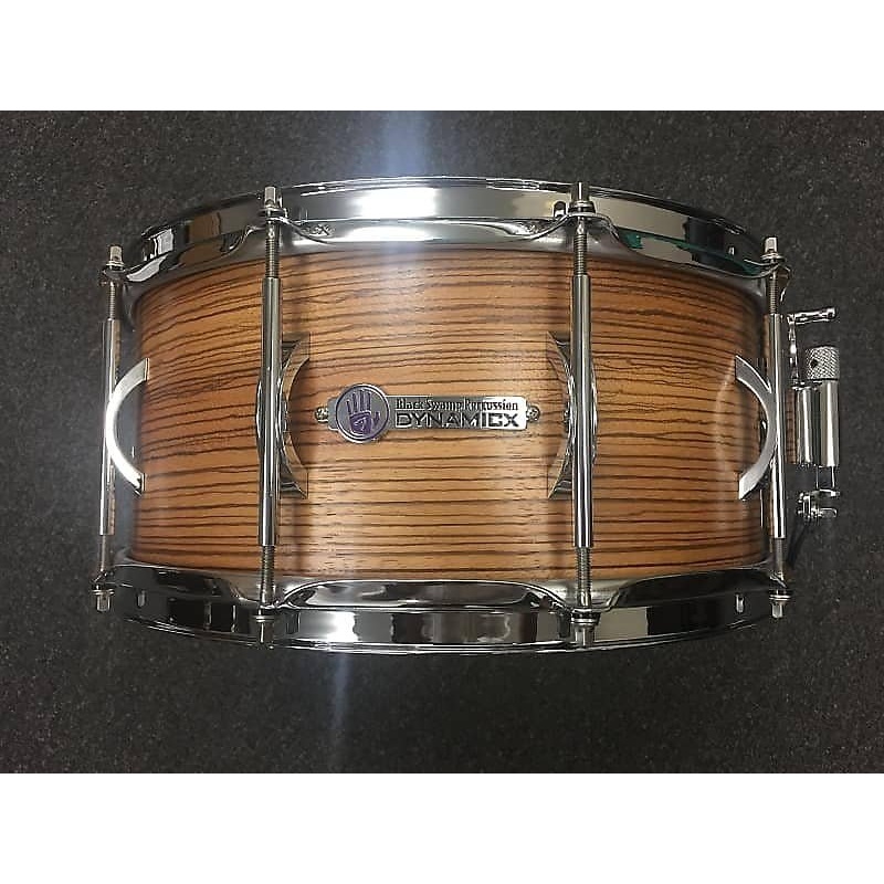 Black Swamp 6.5×14″ Dynamicx BackBeat Series Snare Drum in Zebrawood Veneer (Special Order)