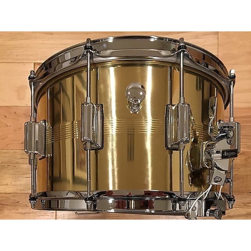Rogers 38BN 7-Line 1.2mm Brass Dyna-Sonic 8×14″ Custom-Built Snare Drum