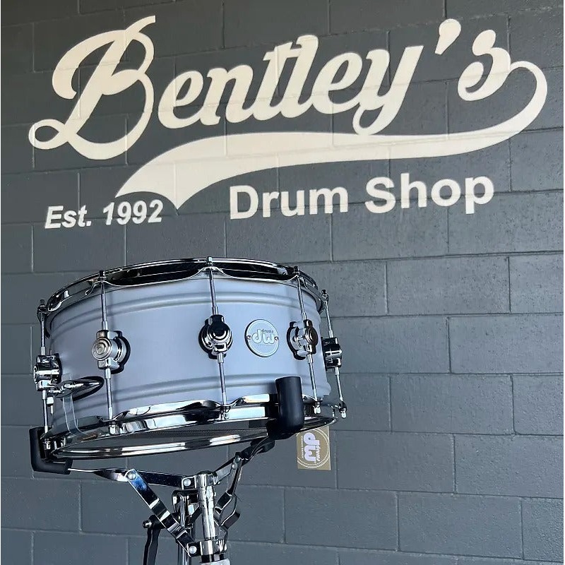 DW DDSD6514MACR Design Series 6.5×14″ Matte Aluminum Snare Drum