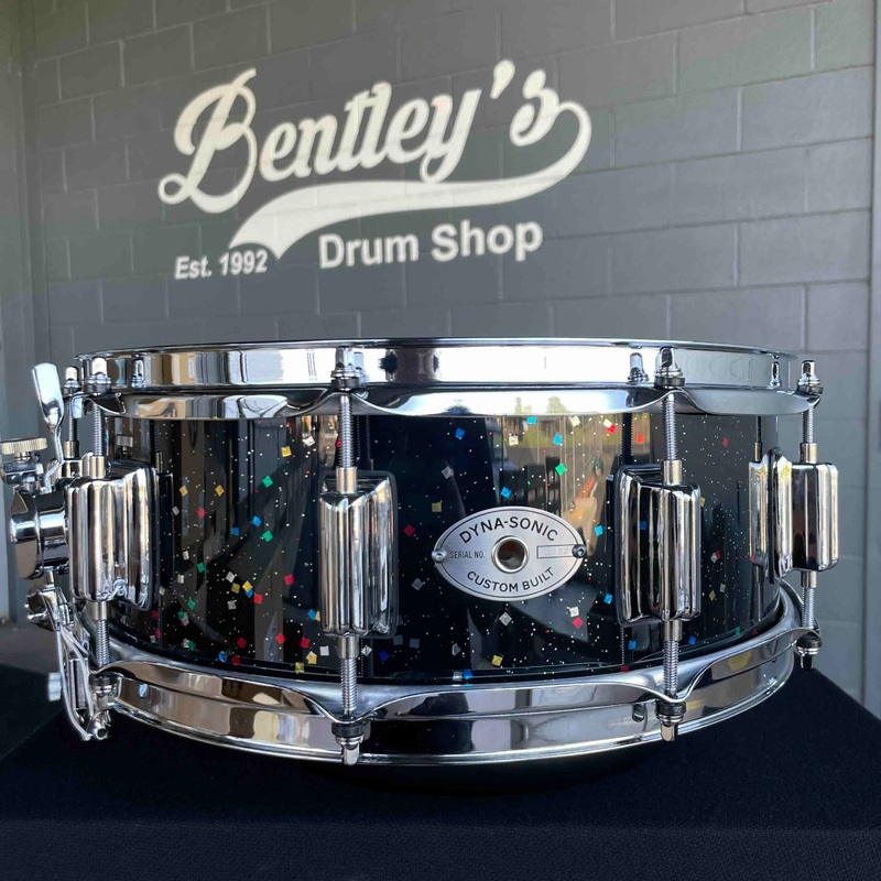 ~NEW~ Rogers 36MG Dyna-Sonic 5×14 Custom Built Snare Drum in Mardi Gras Lacquer