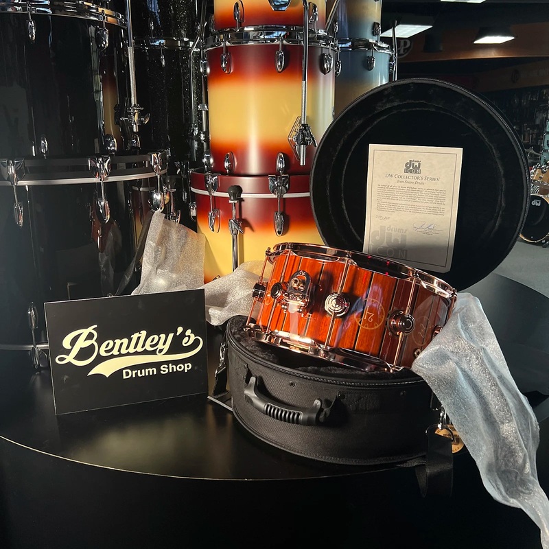 *RARE* DW Neil Peart Time Machine 6.5×14″ ICON Snare Drum w/ Deluxe Case #239